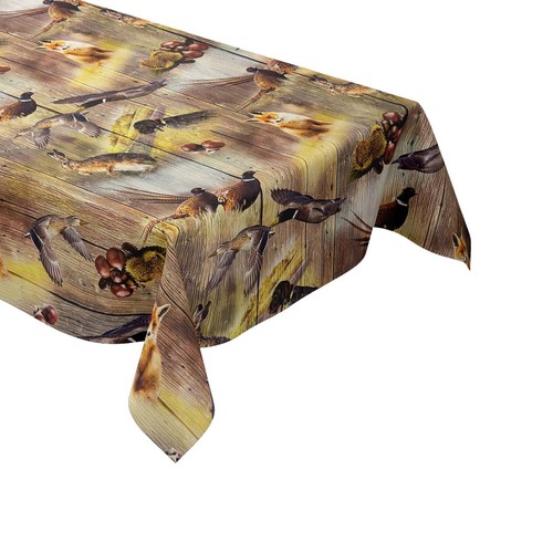 Nappe toile cirée bois - en,