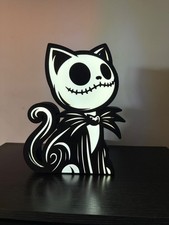 Chat Jack Skellington – Figurine / Décoration Halloween imprimée en 3D