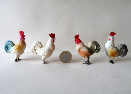 Lot coq et - et, poule