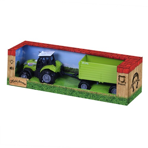 Tracteur avec remorque - , sonore