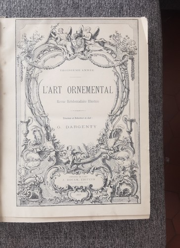 Art ornemental 1885 - ornemental, 1885/1886