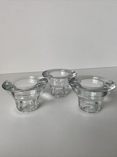 TRIO OF REVERSIBLE CANDLE HOLDERS DESIGN BY K AND M. HAGBERG