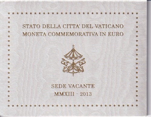 Blister euro vatican 2013 - blister,