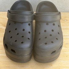 Cape Robbin Crocs Classic Bae Clog Black Womens Size 6M