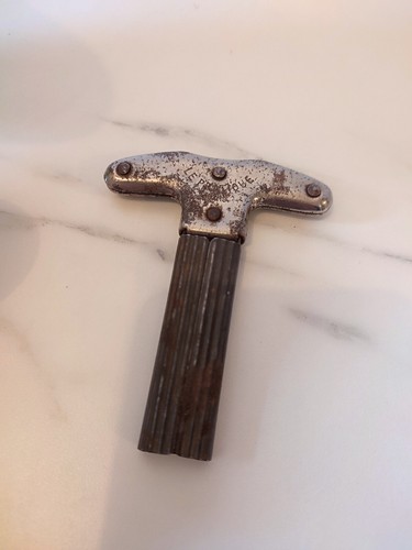 Ancien tire bouchon lames - ancien,