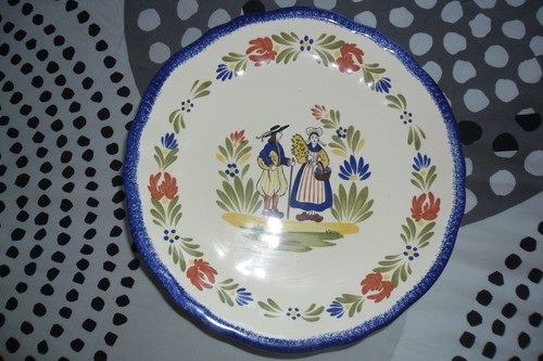 Coupe fruits faience art - coupe,