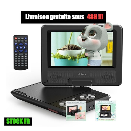 Lecteur dvd portable yoton 5 - dvd,
