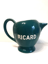 CARAFE VERTE RICARD FAIENCE