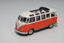 B69 1:43 MINICHAMPS VW VOLKSWAGEN TRANSPORTER SAMBA BUS ORANGE NMINT COND.