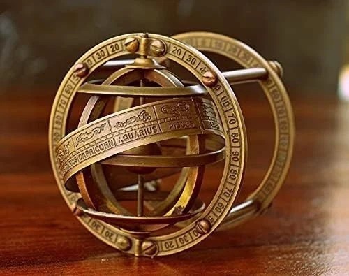 Ancien globe terrestre sphère