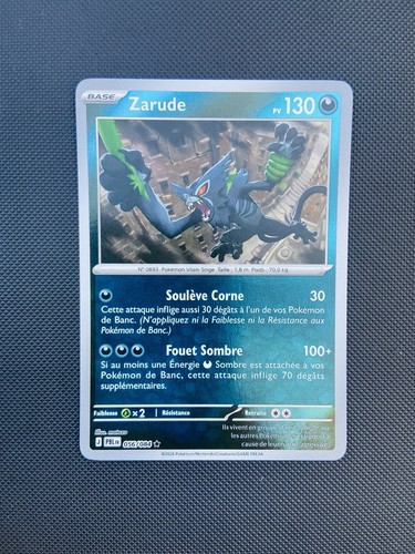 Carte pokemon zarude - pokemon,
