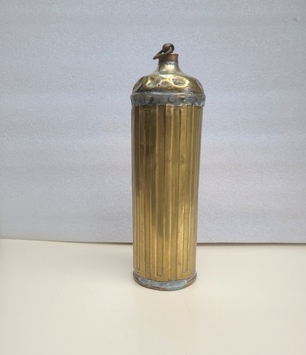 Bouillotte ancienne laiton - bouillotte,