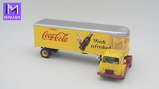 1950 IXO ALTAYA AMERICAN TRUCK N°64 WHITE 3000 SEMI TRAILER VAN COCA-COLA