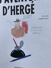 STANISLAS LES AVENTURES D'HERGÉ EO EN ÉTAT NEUF AVEC DÉDICACE
