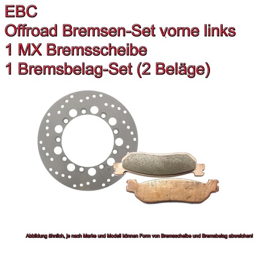 Ebc kit freins offroad - kit,