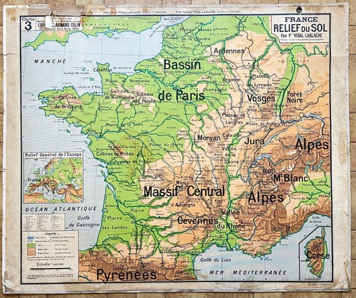Ancienne carte scolaire - 🌍,