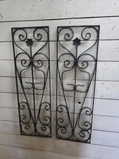 Paire De Grilles En Fer Forgé