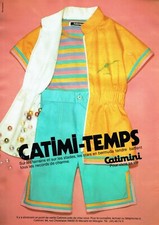 Publicité Advertising 520  1980  Catimini  pret à porter vetement enfants