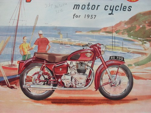 Royal enfield moto 1957 - royal,