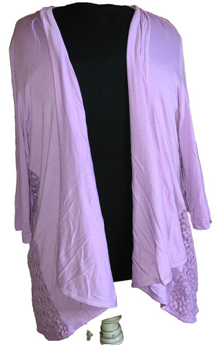 Gilet fin jersey lilas - gilet,