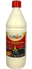 Allume feu gel sans odeurs 1litre pour barbecue poêle cheminée FLAM UP