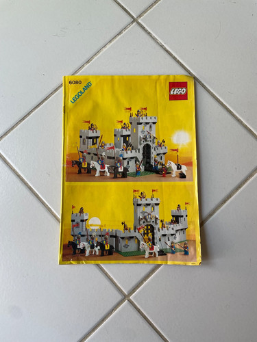 Notice originale lego 6080 set - notice,