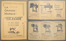 ● The Big Brand Excelsior Handheld Sewing Machine Leaflet Advertising
