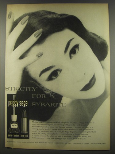 1956 peggy sage nail polish - peggy,