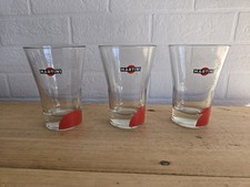 3 verres martini H 12.7cm vintage