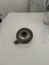 Entonnoir ancien en étain -