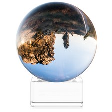 Boule en verre pour photo -