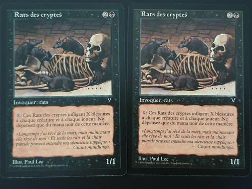 Mtg vision crypt rats - mtg,