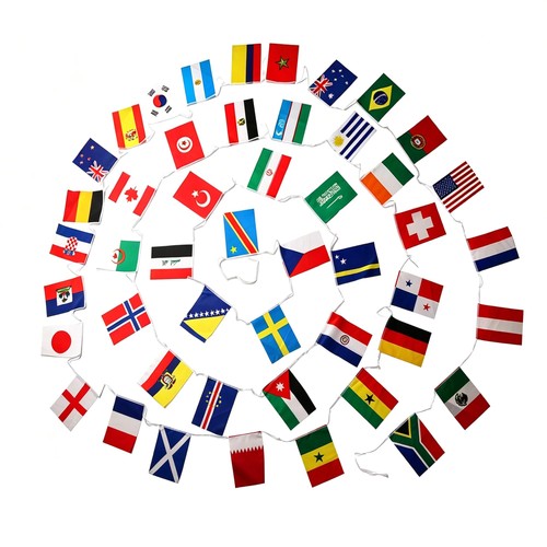 Guirlande drapeau coupe - guirlande, du