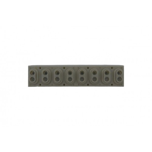 Rubber contact strip - ,, 8-note