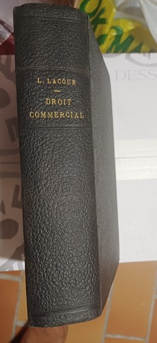 Livre droit commercial ancien - commercial,