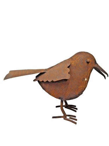 Oiseau acier corten - oiseau, en