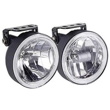 2 Phares Longue Portee - Blanc 3200K - H3 12V 55W 75x105mm - RaceSport