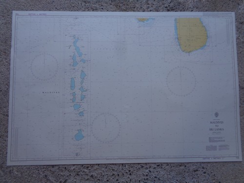 Carte marine maldives - carte, to