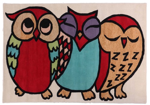 Tapis enfant hibou 170x240 - enfant,