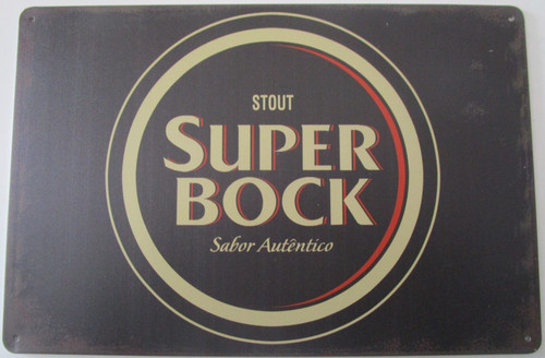 Super bock beer metal - 12",