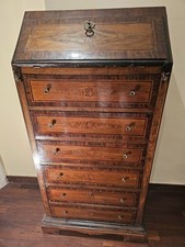 Antique Settimino Secretaire Weekly Italian Furniture Era Chest of Drawers