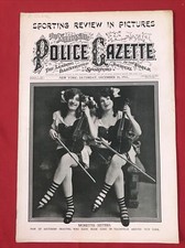 Johnny O’Leary police gazette December 25, 1915 Morette sisters￼ Bobby McLean