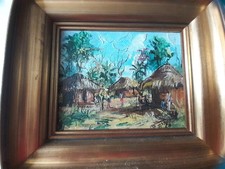 Tableau huile sur panneau