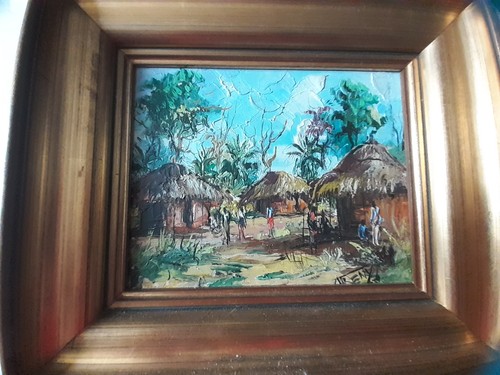 Tableau huile sur panneau