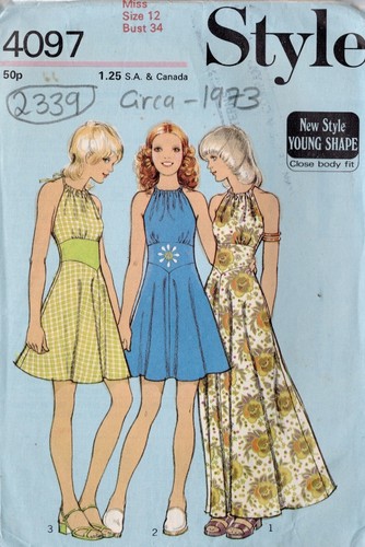 Patron couture vintage - patron, 1973