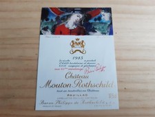 étiquette vin chateau Mouton
