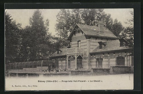 Cpa diénay proprieté - diénay,,