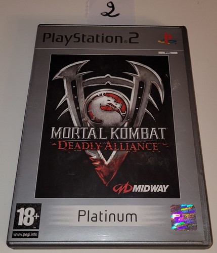 Sony ps2 platinium mortal - platinium,