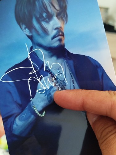 Johnny depp autographe - -,