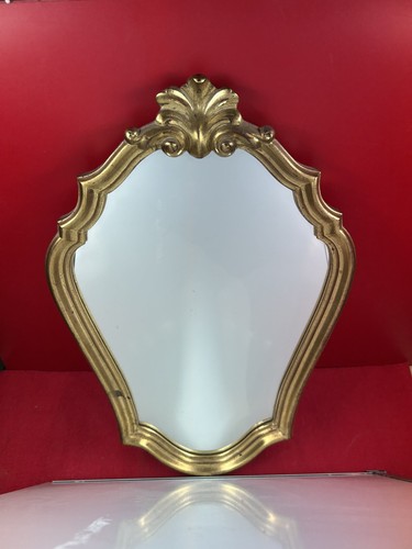 Miroir composite doré style